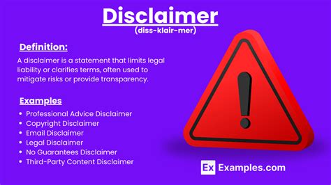 Disclaimer