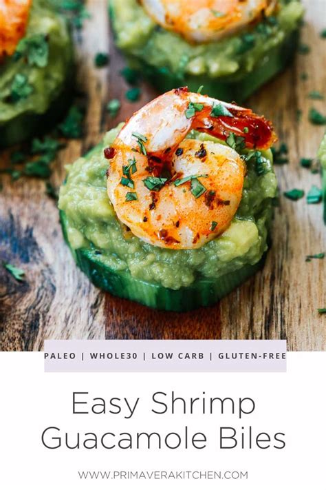 Easy Shrimp Guacamole Bites