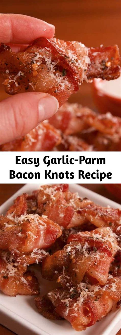 Garlic Parm Bacon Knots