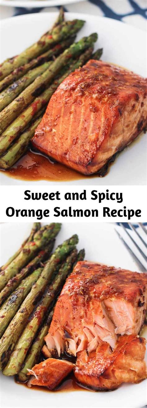 Sweet And Spicy Orange Salmon