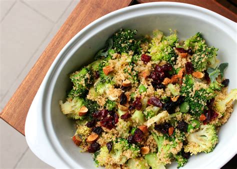 Warm Broccoli Couscous Salad